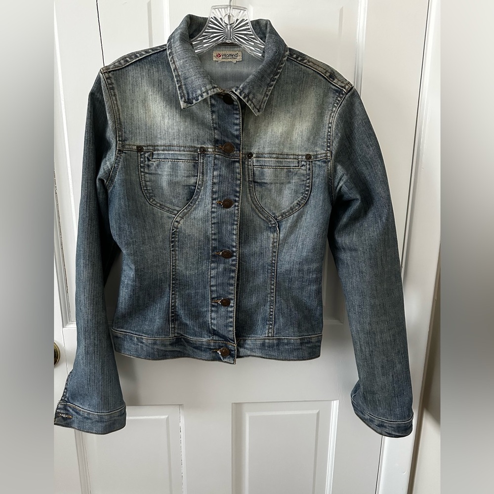 Women’s Denim Jacket size small 
By Vitamia Made in Italy